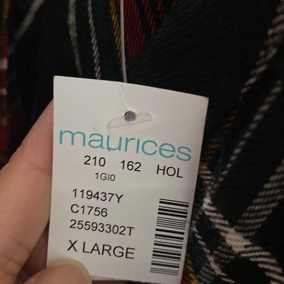 Sz LARGE Plaid Fall Shirtdress - Picture 17 of 17